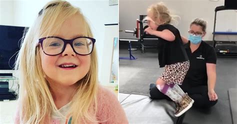 Girl with cerebral palsy learns to jump after being told she may never walk - Go Fashion Ideas