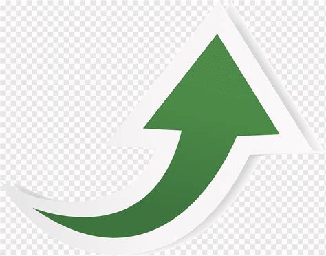 Cartoon dark green arrow, turn, curved arrows, simple png | PNGWing