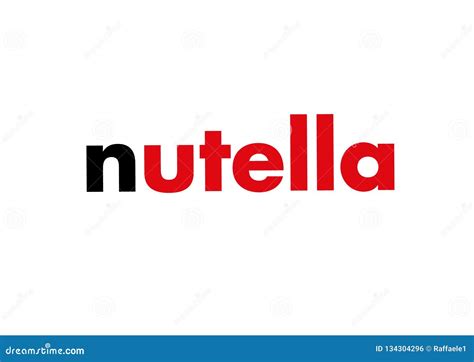 Nutella Logo editorial photo. Illustration of candies - 134304296