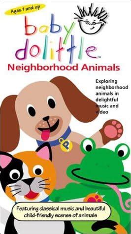 Amazon.com: Baby Doolittle - Neighborhood Animals [VHS]: Clark,Julie ...