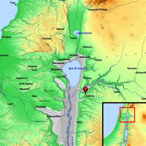 Bible Map: Gadara