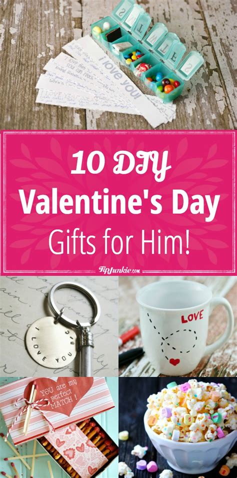 10 DIY Valentine’s Day Gifts for Him – Tip Junkie