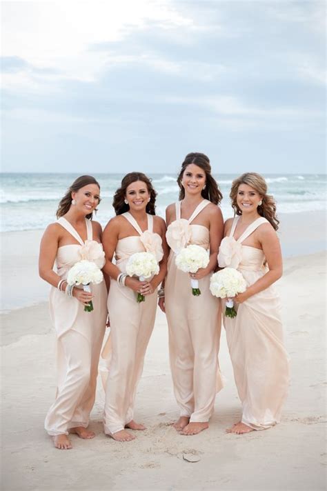 Hawaii Weddings: Beachy Bridesmaid Dresses