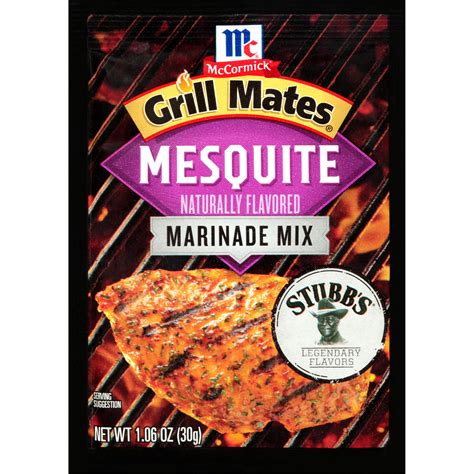 McCormick Grill Mates Mesquite Marinade, 1.06 oz - Walmart.com ...