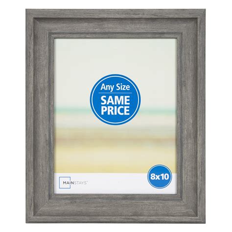 Mainstays Curved 8x10 Gray Decorative Tabletop Picture Frame - Walmart.com