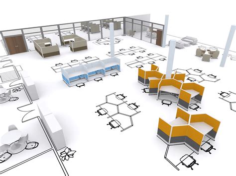 How to create working zones in an open plan office