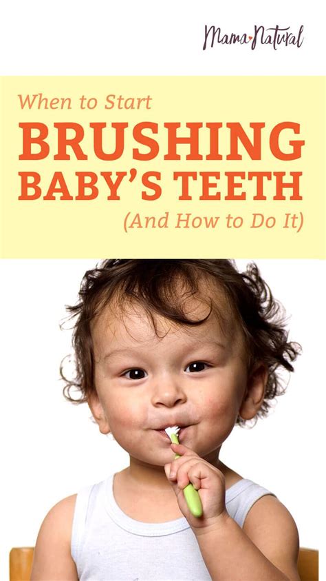 When to Start Brushing Baby's Teeth (And How to Do It) | Brushing baby teeth, Baby dental care ...