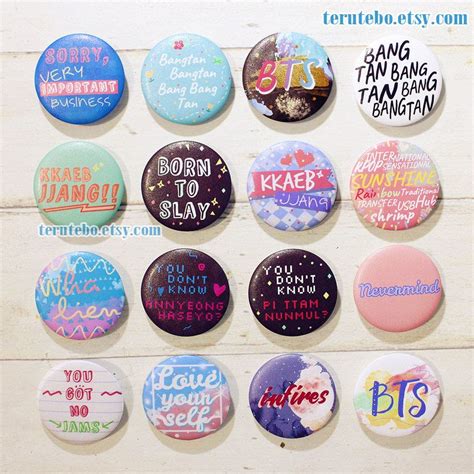 Army you got No jams kkaebjjang infires kpop pins buttons | Etsy | Kpop ...