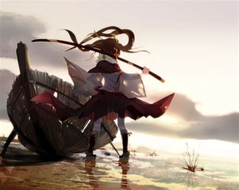 anime, Girl, Katana, Original, Characters Wallpapers HD / Desktop and Mobile Backgrounds