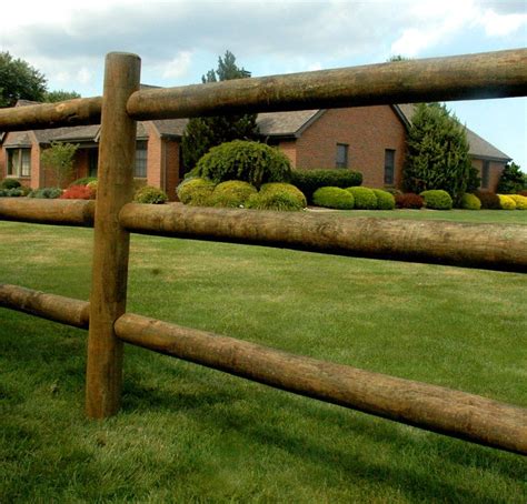 3 Rail Wood Fence Elite Fencing Types Of Fences Outdoor