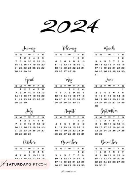 M 2024 Calendar Printable - Bobby Christa