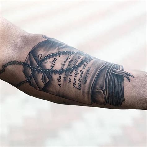 Bible Verse Forearm Tattoos