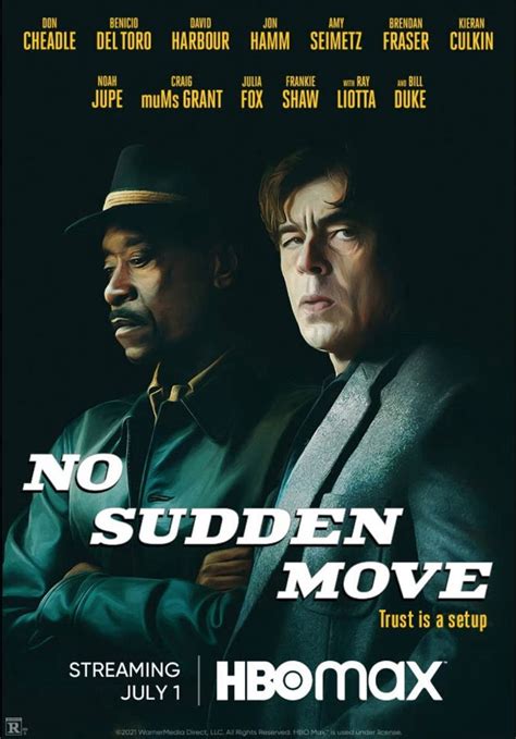 Full Trailer for Soderbergh's 1950s Crime Drama 'No Sudden Move ...