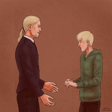 Draco and Scorpius | Harry potter anime, Harry potter draco malfoy, Cute harry potter