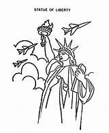 Free Printable Statue Of Liberty Coloring Pages For Kids sketch template