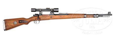 *× MAUSER 8MM K98k LOW TURRET SNIPER RIFLE WITH TELESCOPE.