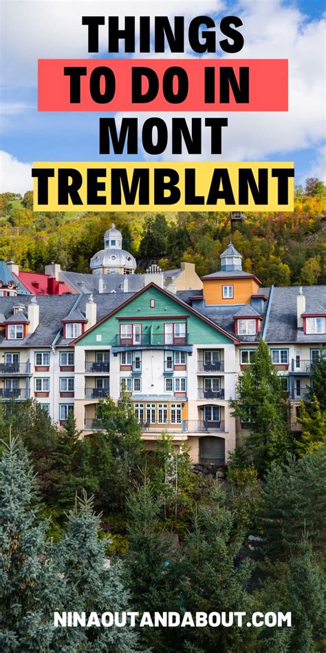 Mont Tremblant Summer Activities | Mont-tremblant, Montreal travel ...