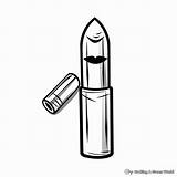 Lipstick Coloring Pages  Free & Printable sketch template