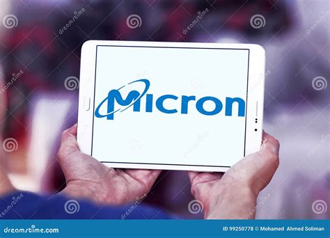 Micron Technology logo editorial stock photo. Image of icon - 99250778