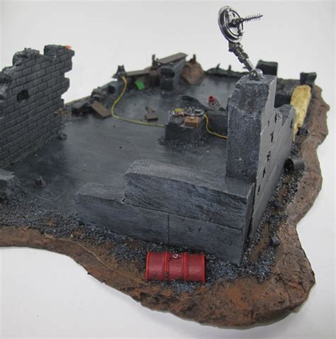 Warhammer 40k Terrain Set, 5 Terrain Pieces, Two-tiered Building, Tenamant 46, Command Post ...