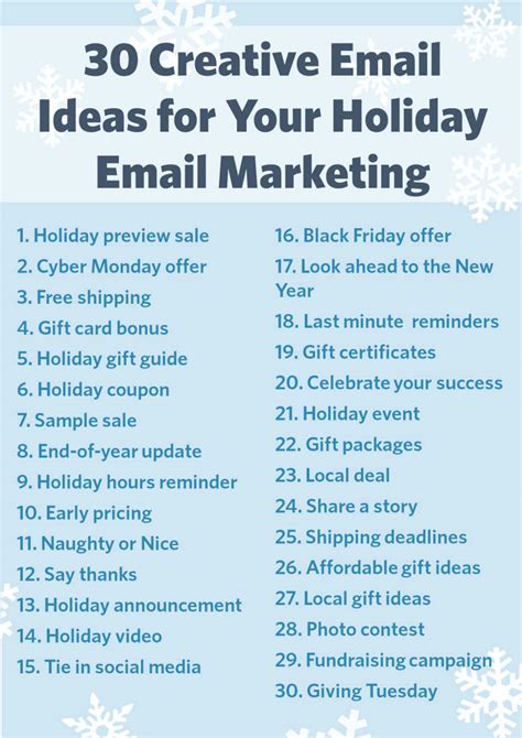 30 Creative Ideas for Your Holiday Email Marketing » Red Mango Marketing!