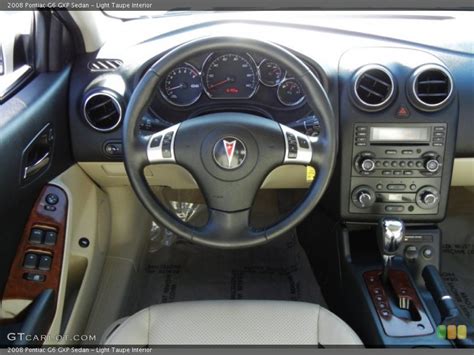 Light Taupe Interior Dashboard for the 2008 Pontiac G6 GXP Sedan ...