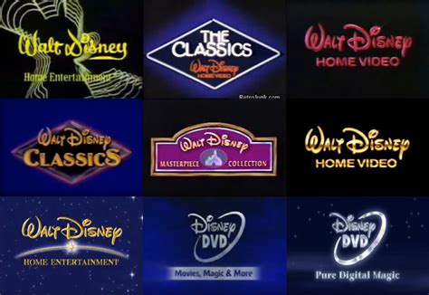 Gold Walt Disney Home Video Logo