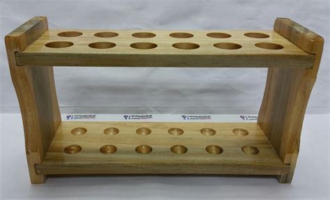 Test Tube rack, Wooden | Progress Healthcare