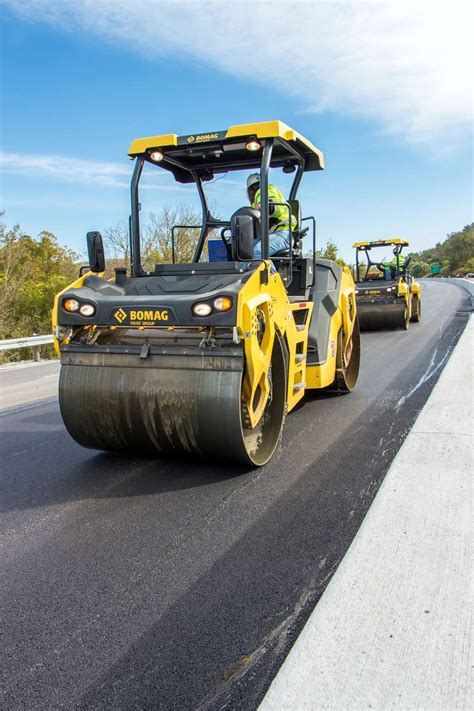 Bomag's Six Dash 5 Series Tandem Vibratory Rollers Improve Productivity ...