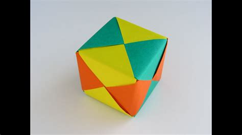 Origami Modular Sonobe Cube | Doovi