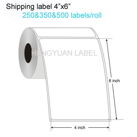 4x6 Thermal Labels 100 X 150 mm Label Thermal Shipping Label 4x6