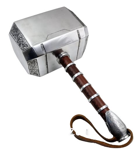 Buy Qarzun Thor Hammer Metal MCU Thor Mjolnir Cosplay 1/1 Scale Movie Prop Replica The Avengers ...