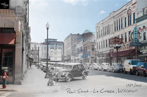 Then & Now Art®: Pearl Street - La Crosse, WI [1939/2015] Chippewa ...