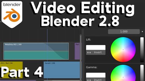 Video Editing in Blender 2.8 - Part 4: Color Grading, Photos, Effects - YouTube