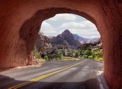 Tunnel, Zion National Park by Ed Freeman