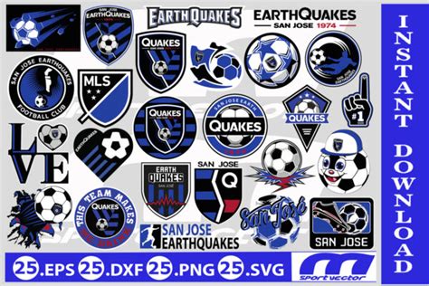 MLS Logo San Jose Earthquakes, San Jose Earthquakes SVG, Vector San ...