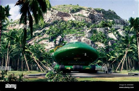 THUNDERBIRD 2 ON ISLAND, THUNDERBIRDS, 2004 Stock Photo - Alamy