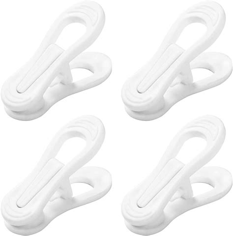 Amazon.com: otylzto 20 Pcs Multi-Purpose Plastic Clips for Hangers ...