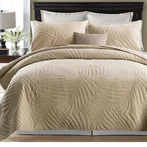 Buy Luxury Quilted 100% Cotton Coverlet / Bedspread Set King / Super King Size Bed 250x270cm ...