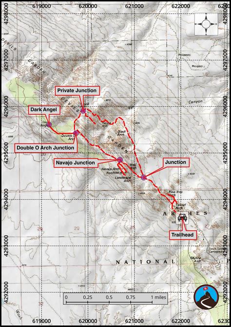 Devils Garden Campground Map