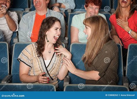 Laughing Audience In Theater Royalty-Free Stock Image | CartoonDealer ...