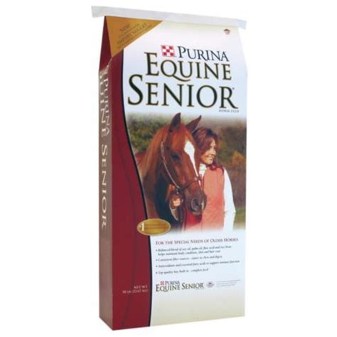 Purina Equine Senior Horse Feed, 50 lb. - Only the best for Whitaker