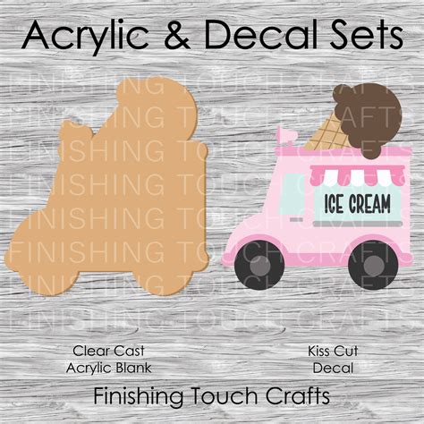 Ice Cream Truck Pink – Finishing Touch Crafts, LLC