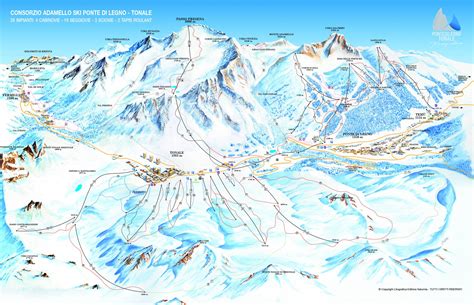 Passo Tonale, Ponte di Legno ski map