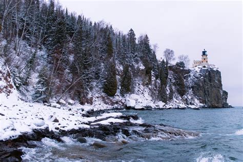 Split Rock Lighthouse State Park - Winter - The Spur Trail