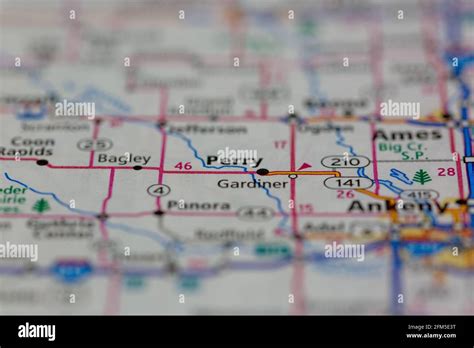 Perry iowa map hi-res stock photography and images - Alamy