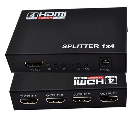 Splitter Hdmi 1x4 Divisor De Señal Amplificado V 1.4 4k Eg - $ 339.15 en Mercado Libre