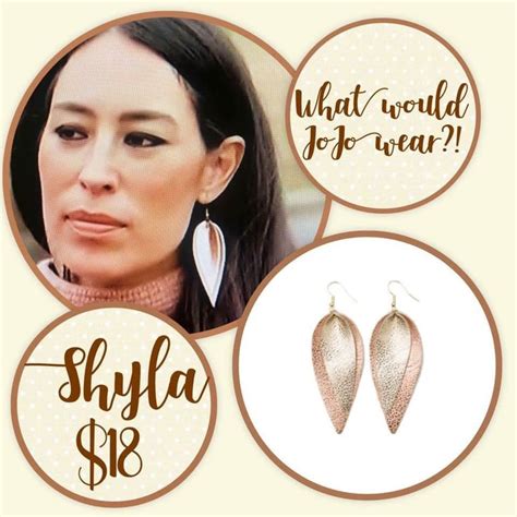 Crafty Craft, Joanna Gaines, School Crafts, Gold Leather, Leather Earrings, Cricut Ideas ...