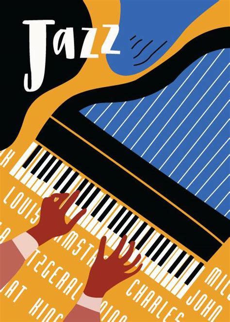 Vintage jazz plakat l plakater l postershop.dk