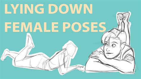 Lying Down Reference ~ Human Lying Down Drawing Side Body Poses Silhouette Laying Reference ...